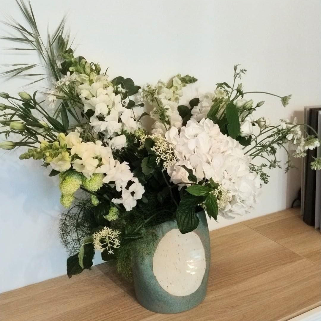 Souvenir de grossesse • Empreinte de ventre sur vase (45min) - Cà Phê Studio