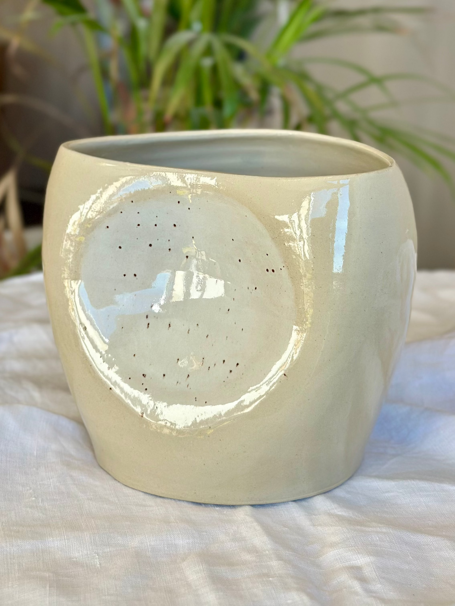 Souvenir de grossesse • Moulage de ventre sur vase (45min) - Cà Phê Studio