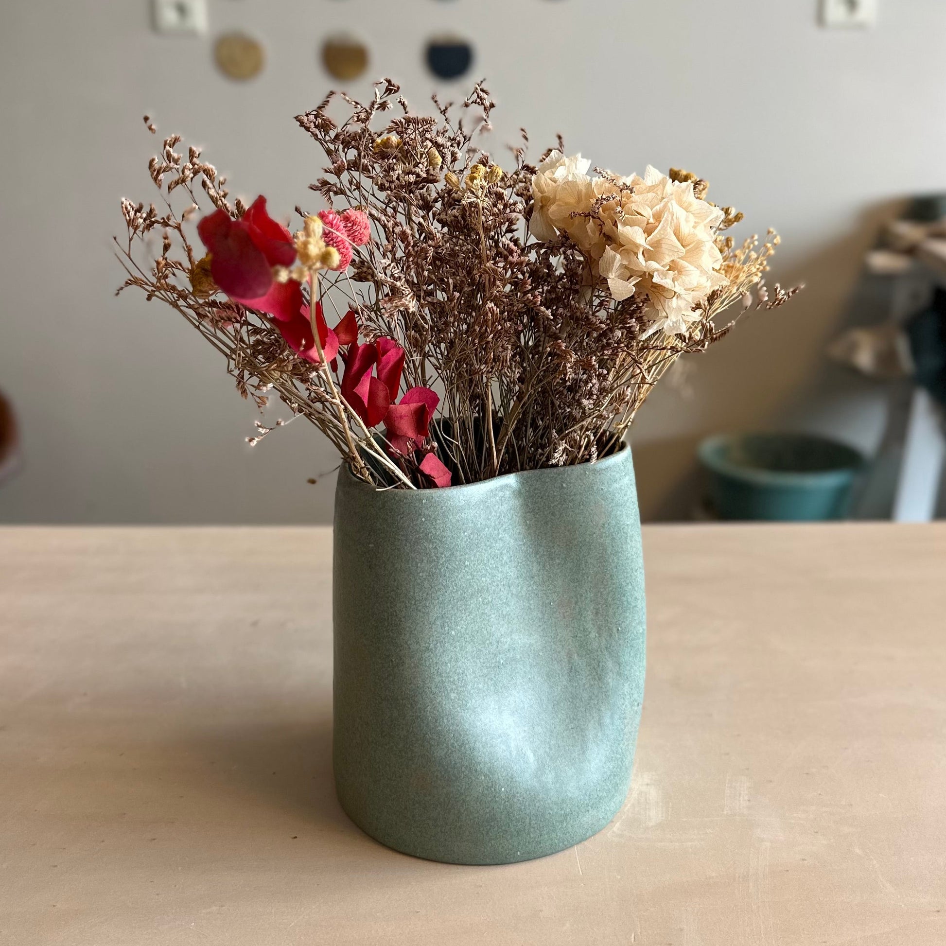 Souvenir de grossesse • Empreinte de ventre sur vase (45min) - Cà Phê Studio