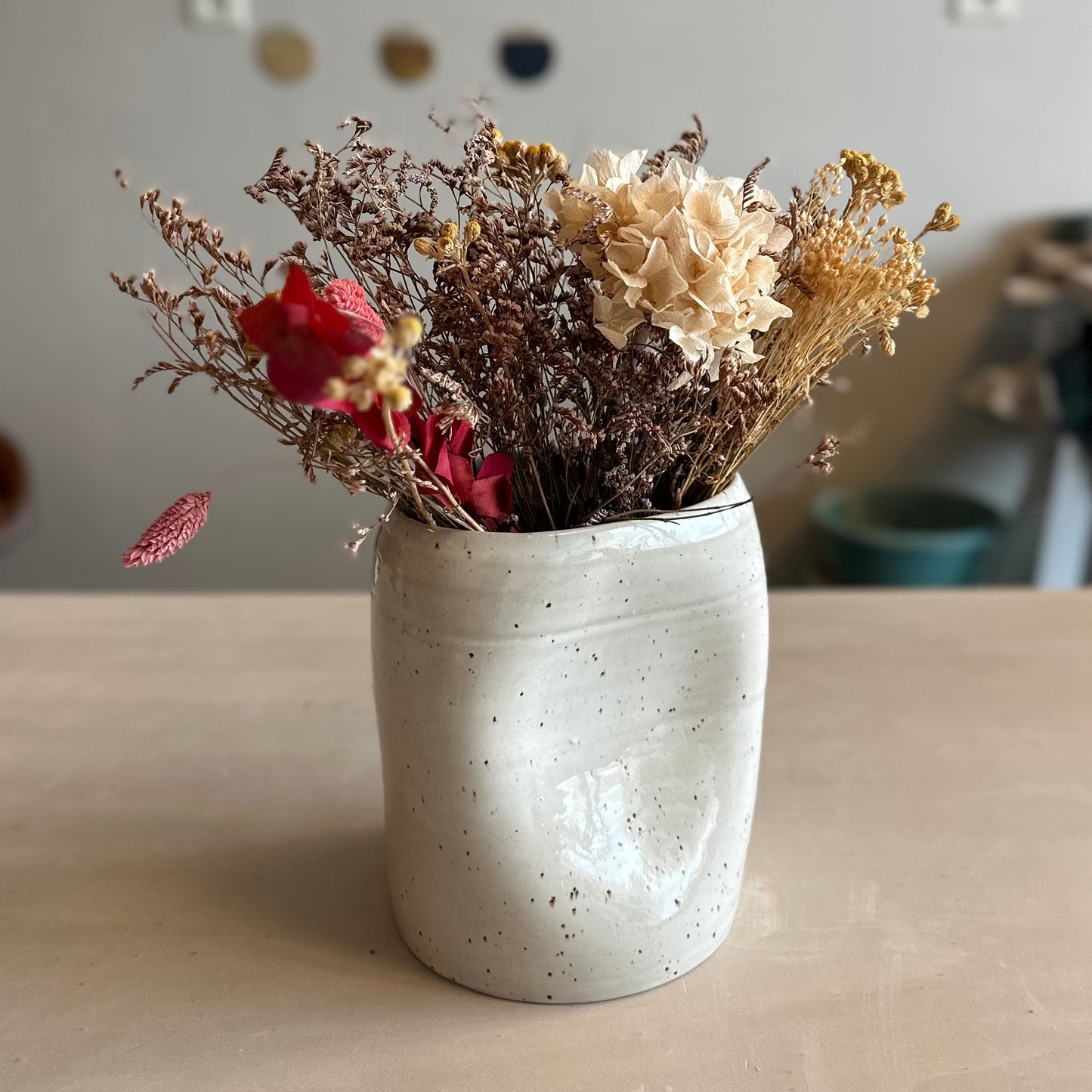 Souvenir de grossesse • Empreinte de ventre sur vase (45min) - Cà Phê Studio