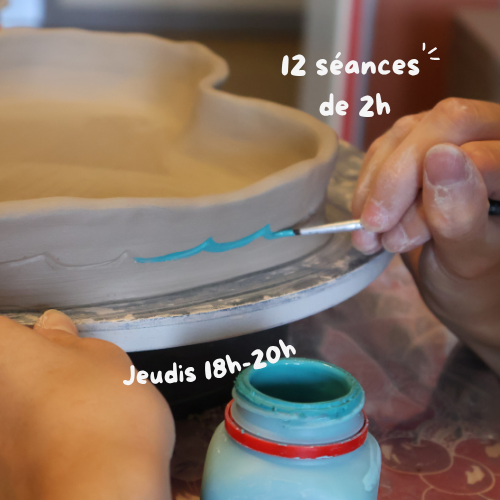 Cours trimestriels (12 séances) • Les jeudis de 18h à 20h (de janvier à mars 2026)